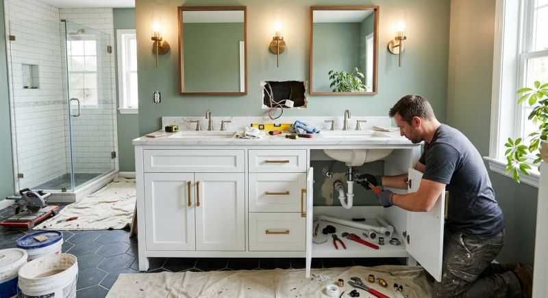 Bathroom Cabinets Remodeling Service